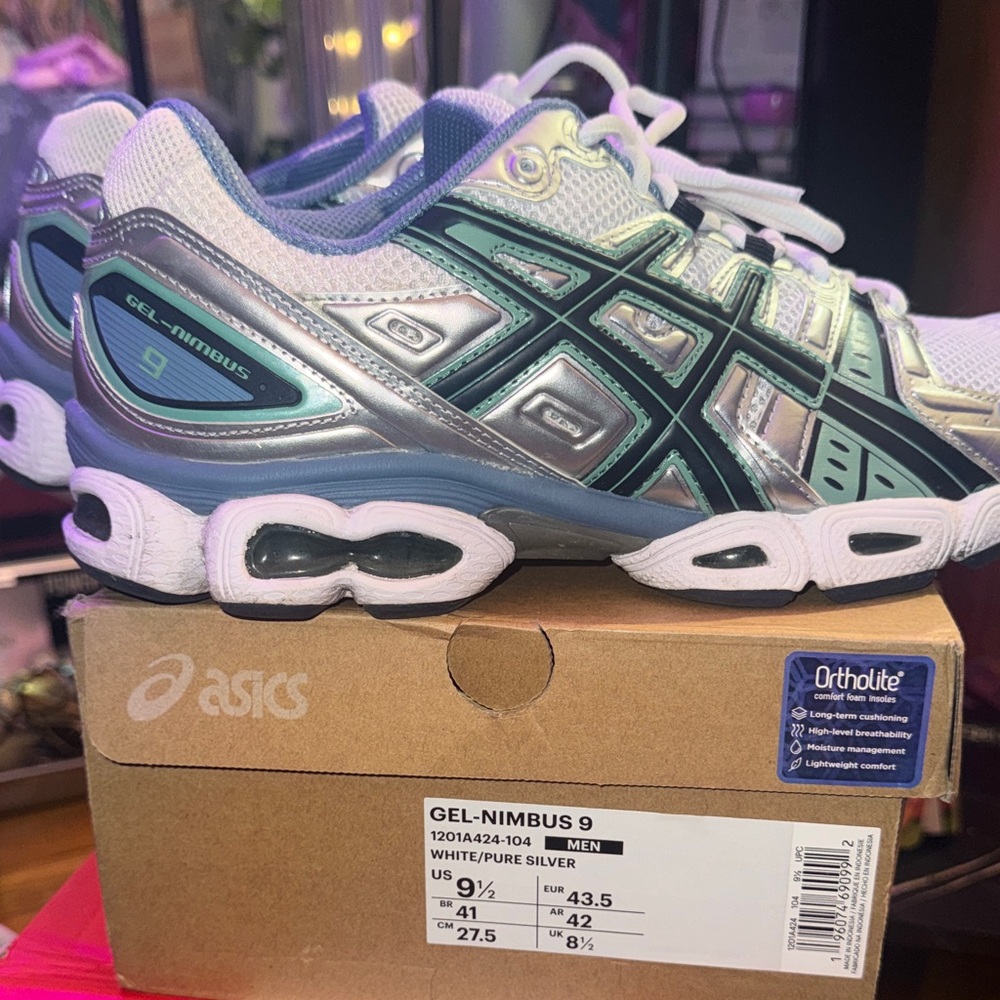 ASICSGel-Nimbus 9 'Mint Steel Blue' Men’s 9.5